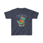 Kids Kindness T-Shirt — 'Be Kind' Skateboarding Dinosaur Graphic Tee