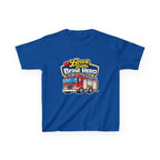 Kids Tee — "Brave Little Brave Hero" Firetruck Graphic