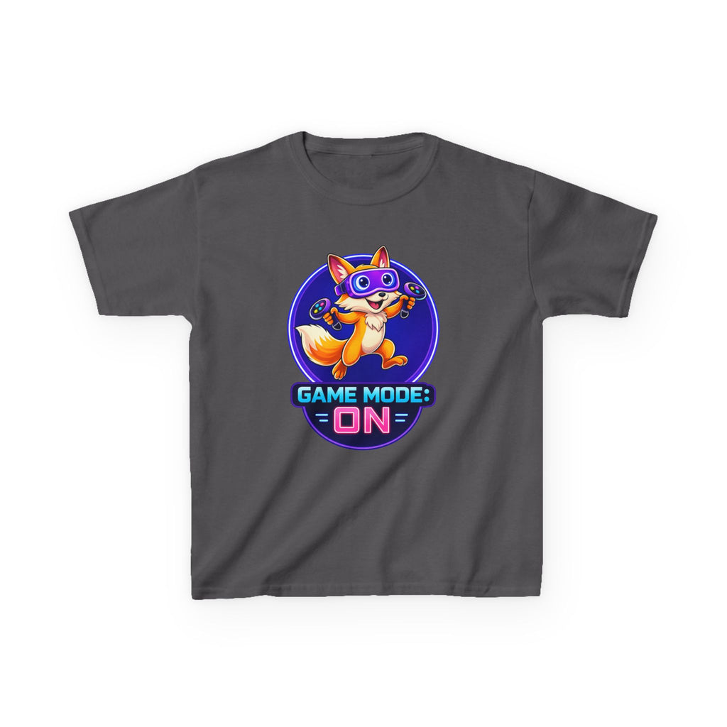 Kids Fox T-Shirt — 'Game Mode: ON' Cute Fox Gamer Graphic Tee