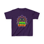 Kidxtr™ Kids Spider Web T-Shirt — 'Web Crew' Halloween Graphic Tee