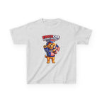 Kids Patriotic T-Shirt — 'Freedom Looks Good on Me' USA Dog Graphic Tee