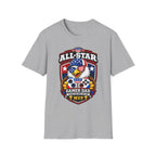 All-Star Gamer Dad T-Shirt — Patriotic Eagle Gaming Graphic Tee