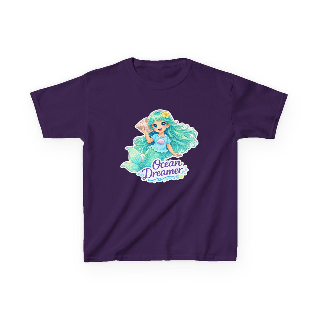 Kids Mermaid T-Shirt — 'Ocean Dreamer' Mermaid Fantasy Graphic Tee