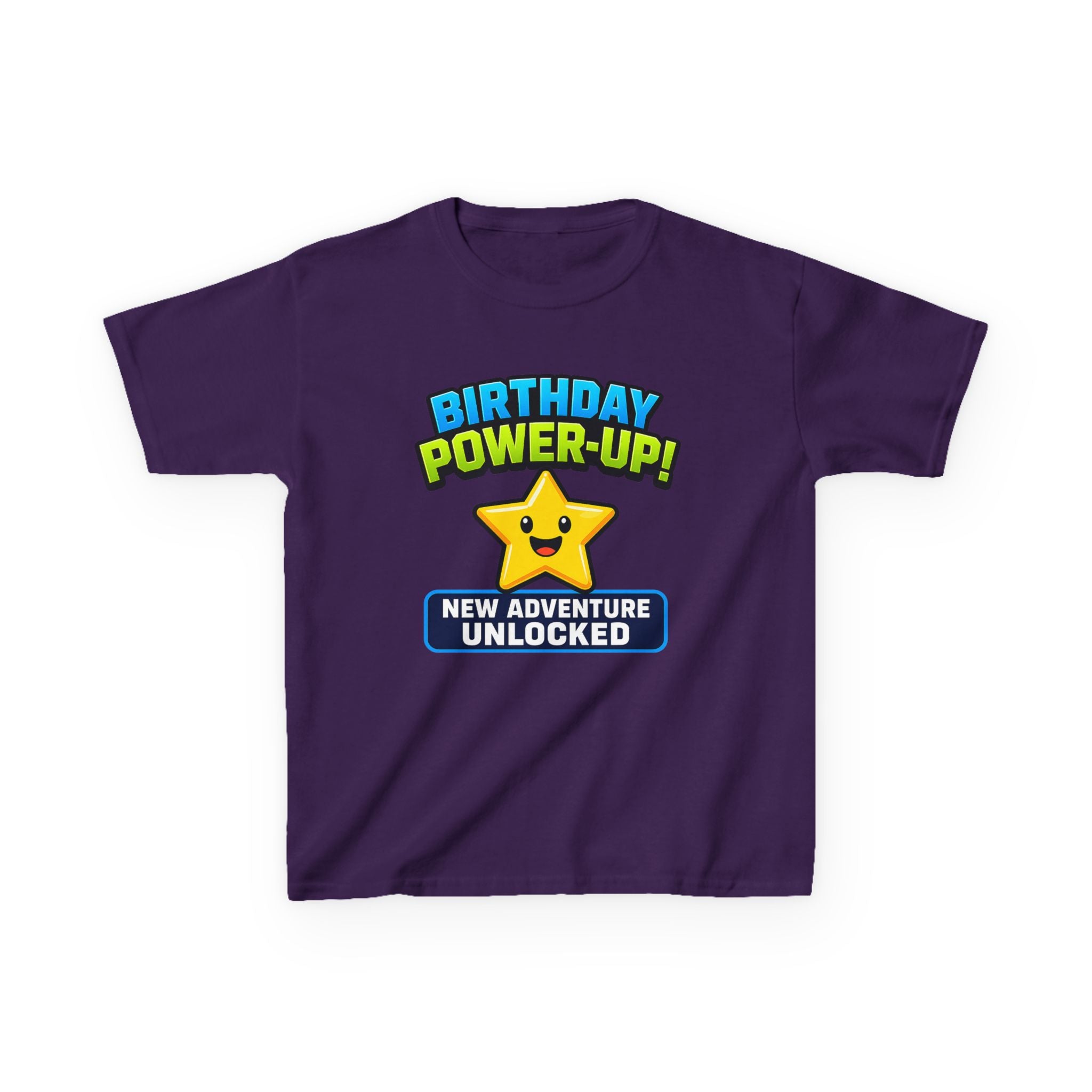 Kids Birthday Gamer T-Shirt – Level Up Graphic Tee