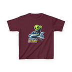 Kids Space Buddy T‑Shirt — Cute Alien in Rocket Tee for Boys & Girls