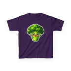 Kids Veggie T-Shirt — 'Eat Your Greens' Cute Smiling Broccoli Graphic Tee
