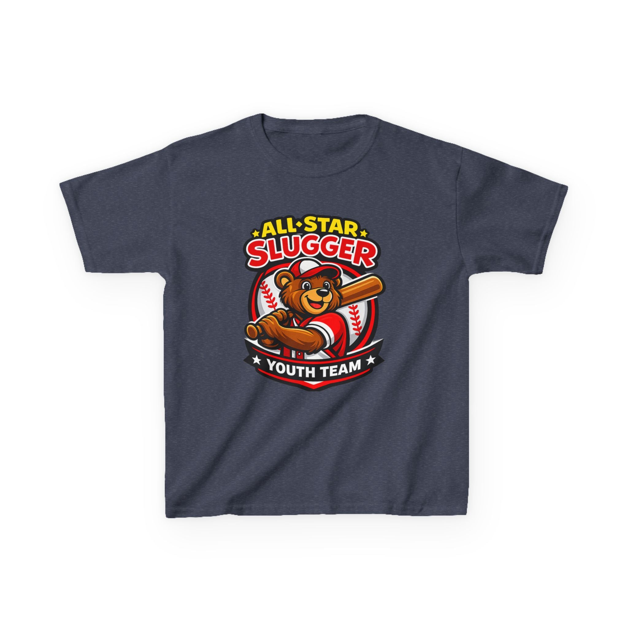 Kids Baseball T-Shirt – All Star Slugger Graphic Tee