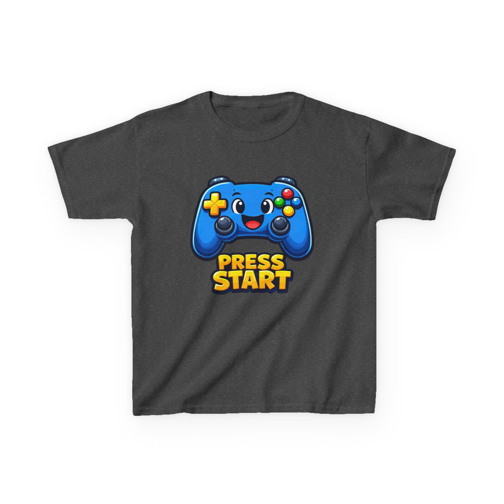 Kids Game Controller T-Shirt — 'Press Start' Gaming Graphic Tee
