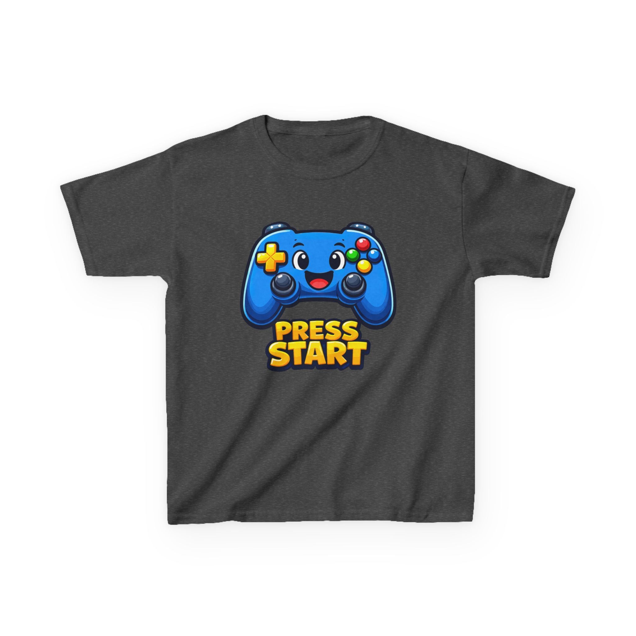 Kids Game Controller T-Shirt — 'Press Start' Gaming Graphic Tee