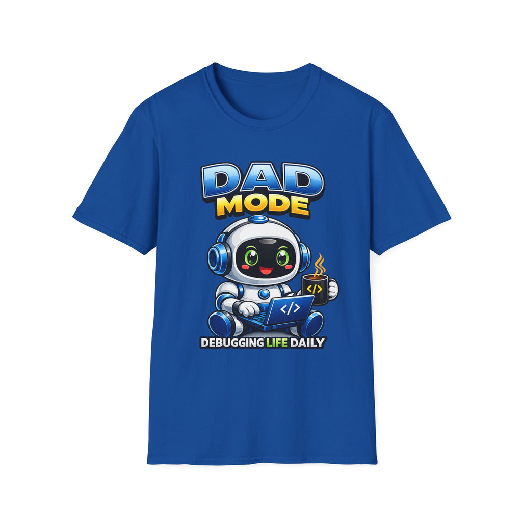 Dad Coding Robot T-Shirt – Support Crew Graphic Tee