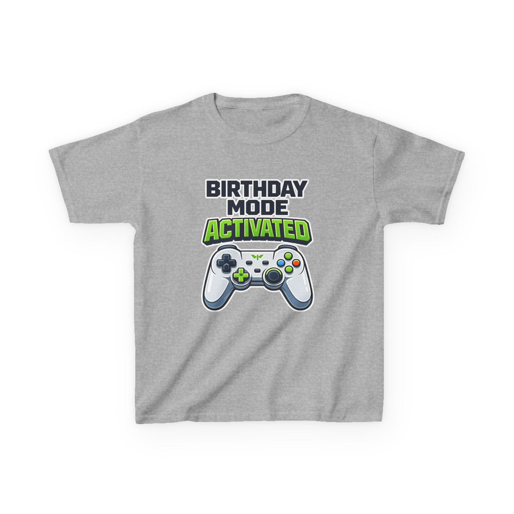 Kids Birthday Gamer T-Shirt – Birthday Mode Graphic Tee