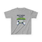 Kids Birthday Gamer T-Shirt – Birthday Mode Graphic Tee