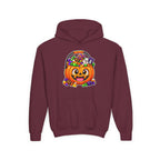 Kidxtr™ Kids Pumpkin Hoodie — 'Spooky Season' Halloween Graphic Hooded Sweatshirt