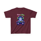 Kids Gamer T-Shirt – Cat Play & Pause Graphic Tee