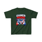 Kids Gamer T-Shirt — "Fireworks Mode Activated" Patriotic Tee