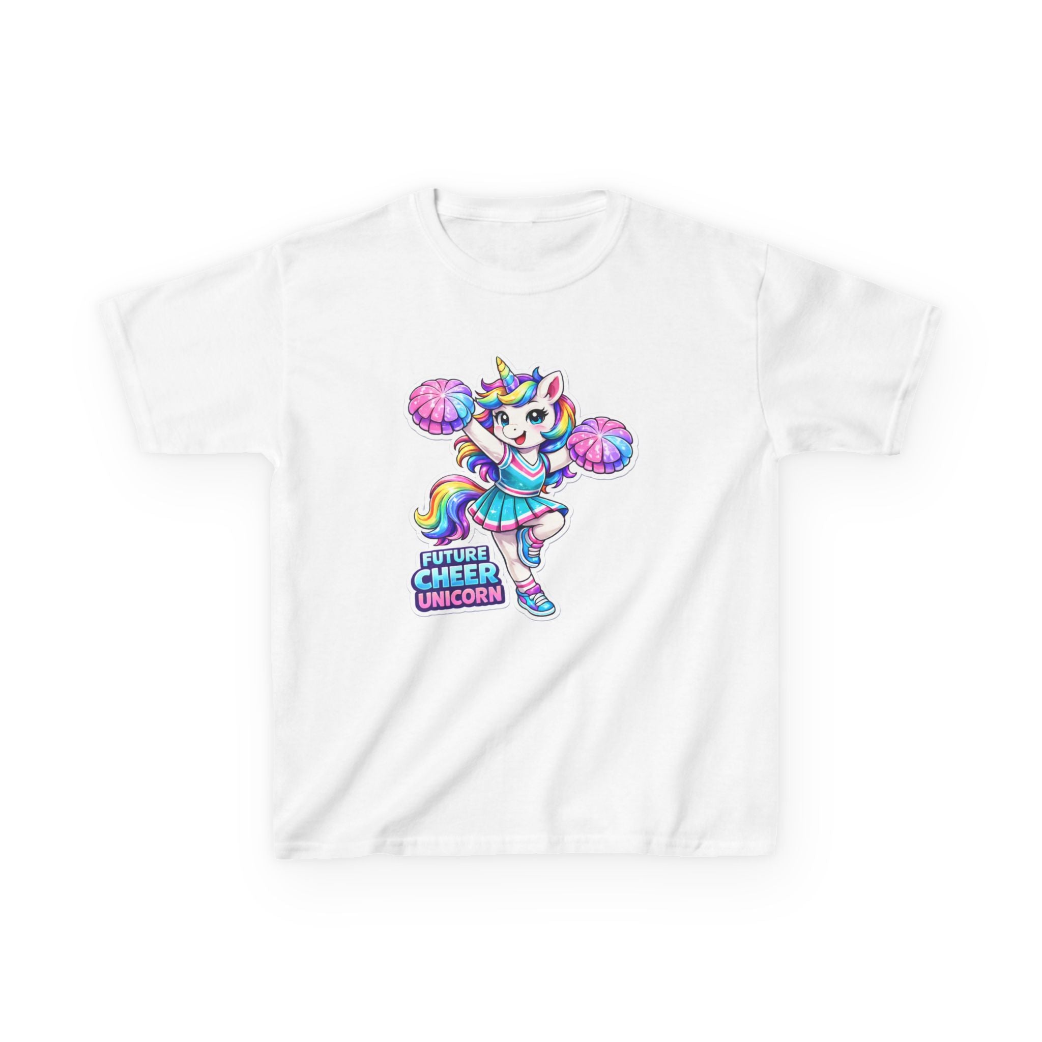 Unicorn Cheerleader - Kids T Shirt