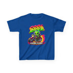 Kidxtr™ Kids Alien T-Shirt — 'Cool Rider, Wrong Planet' Motorcycle Graphic Tee