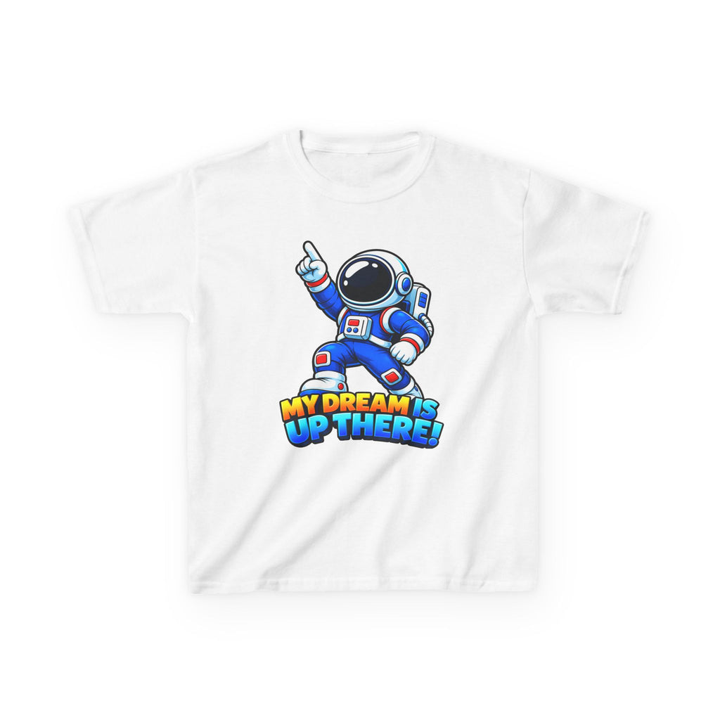 Kidxtr™ Kids Space T-Shirt — 'My Dream Is Up There' Astronaut Graphic Tee