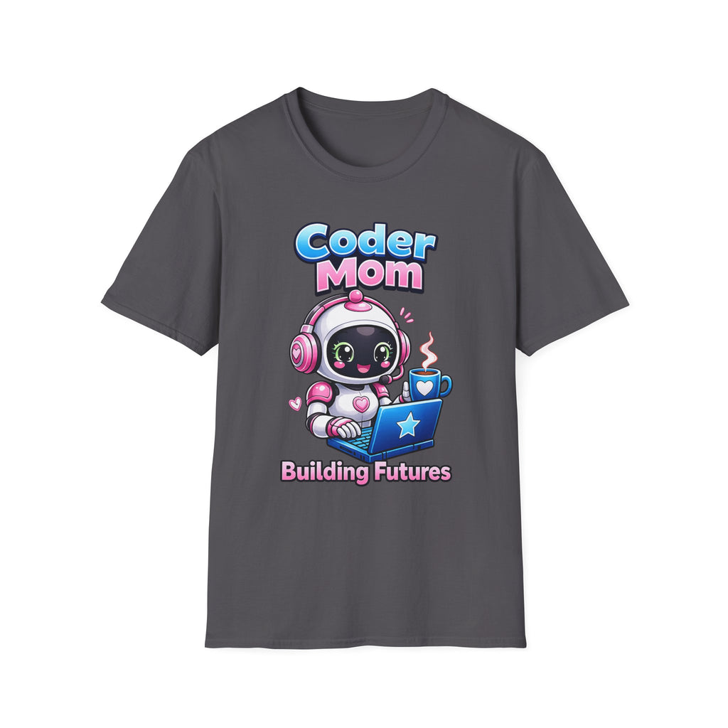 Mom Coding Robot T-Shirt – Support Crew Graphic Tee