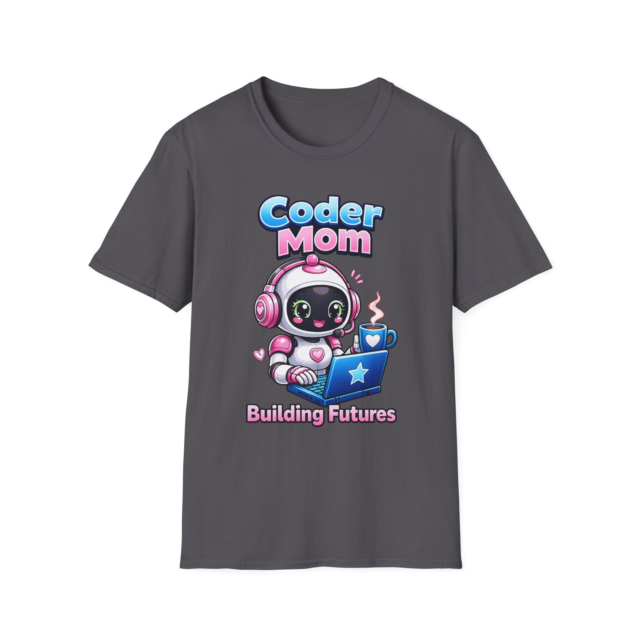 Mom Coding Robot T-Shirt – Support Crew Graphic Tee