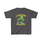 Kids T-Shirt — "Cucumber Power Speed Racer" Cute Cartoon Veggie Tee for Children