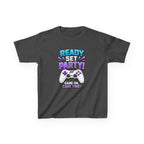 Kids Party T-Shirt — 'Ready, Set, Party!' Gaming Graphic Tee