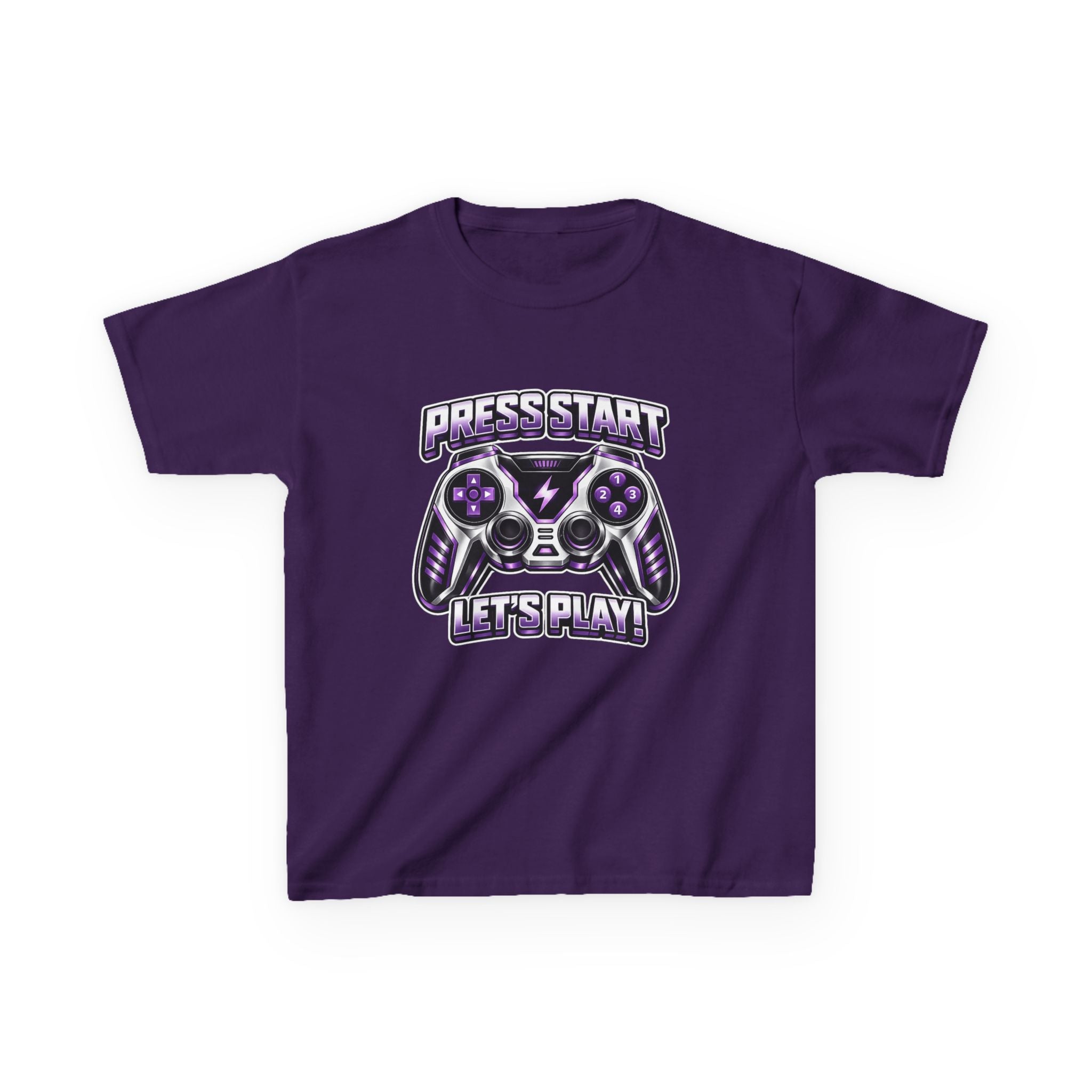 Kids Gaming T-Shirt — 'Press Start: Let’s Play!' Gaming Graphic Tee