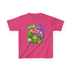 Kidxtr™ Kids Frog T-Shirt — 'Hop & Fly' Frog & Butterfly Graphic Tee