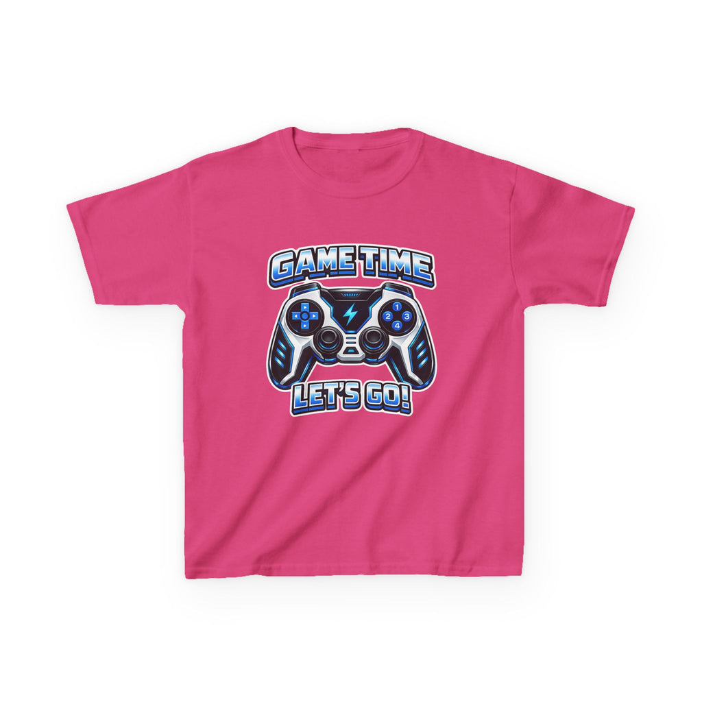 Kids Game Time T-Shirt — 'Let's Go!' Video Game Controller Graphic Tee