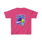 Kidxtr™ Kids Alien T-Shirt — 'I Came to Make Friends' Alien Graphic Tee