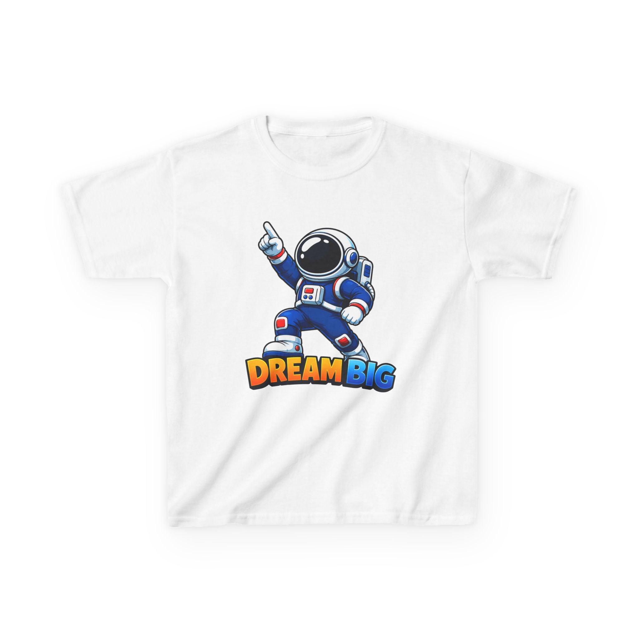 Kids Tee — 'Dream Big' Space Astronaut Graphic
