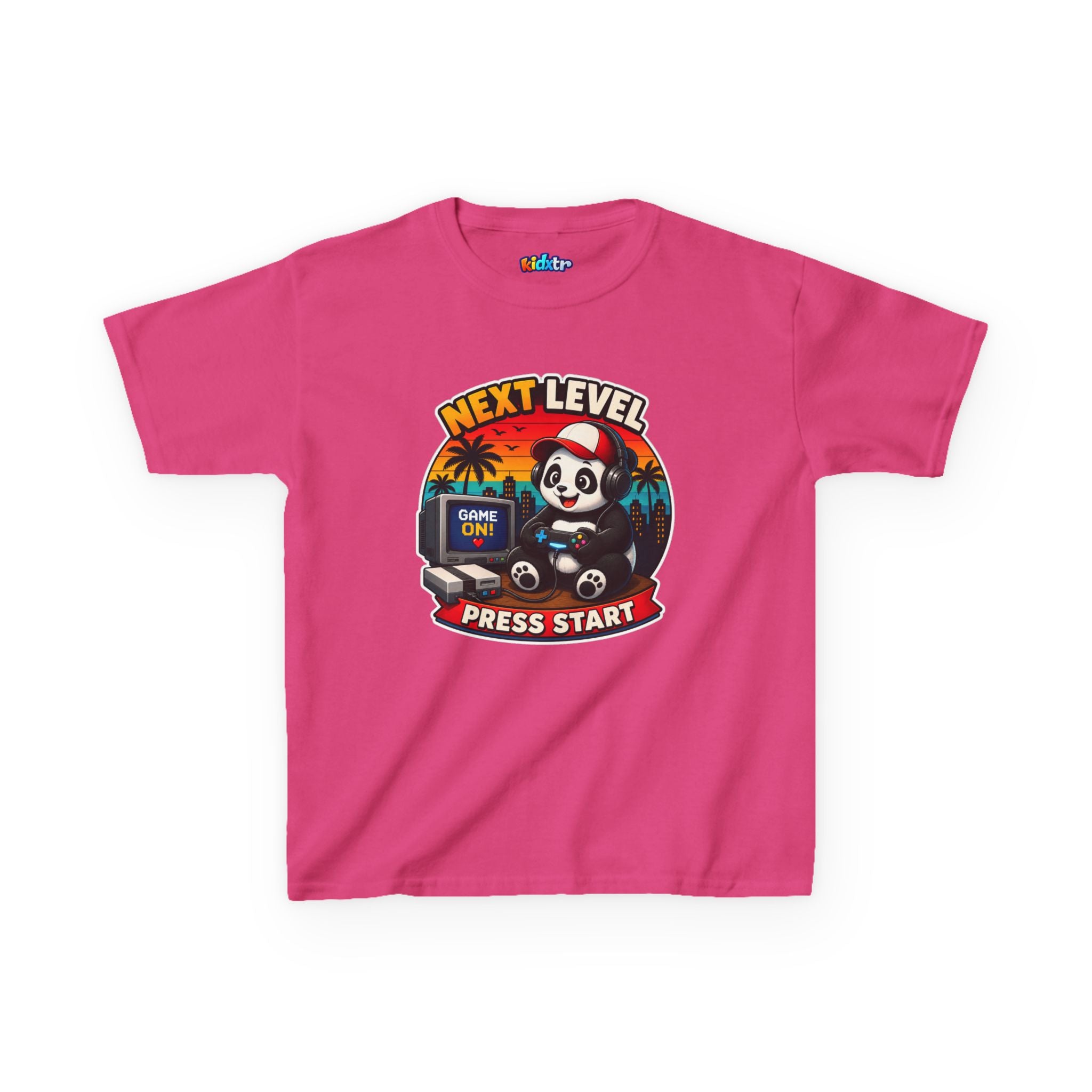 Kidxtr™ Kids Gamer T-Shirt — 'Old School' Gamer Graphic Tee
