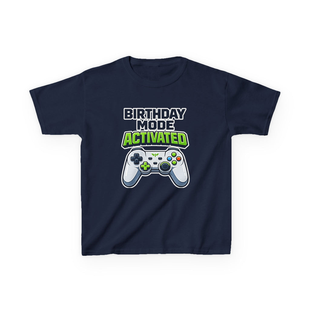 Kids Birthday Gamer T-Shirt – Birthday Mode Graphic Tee