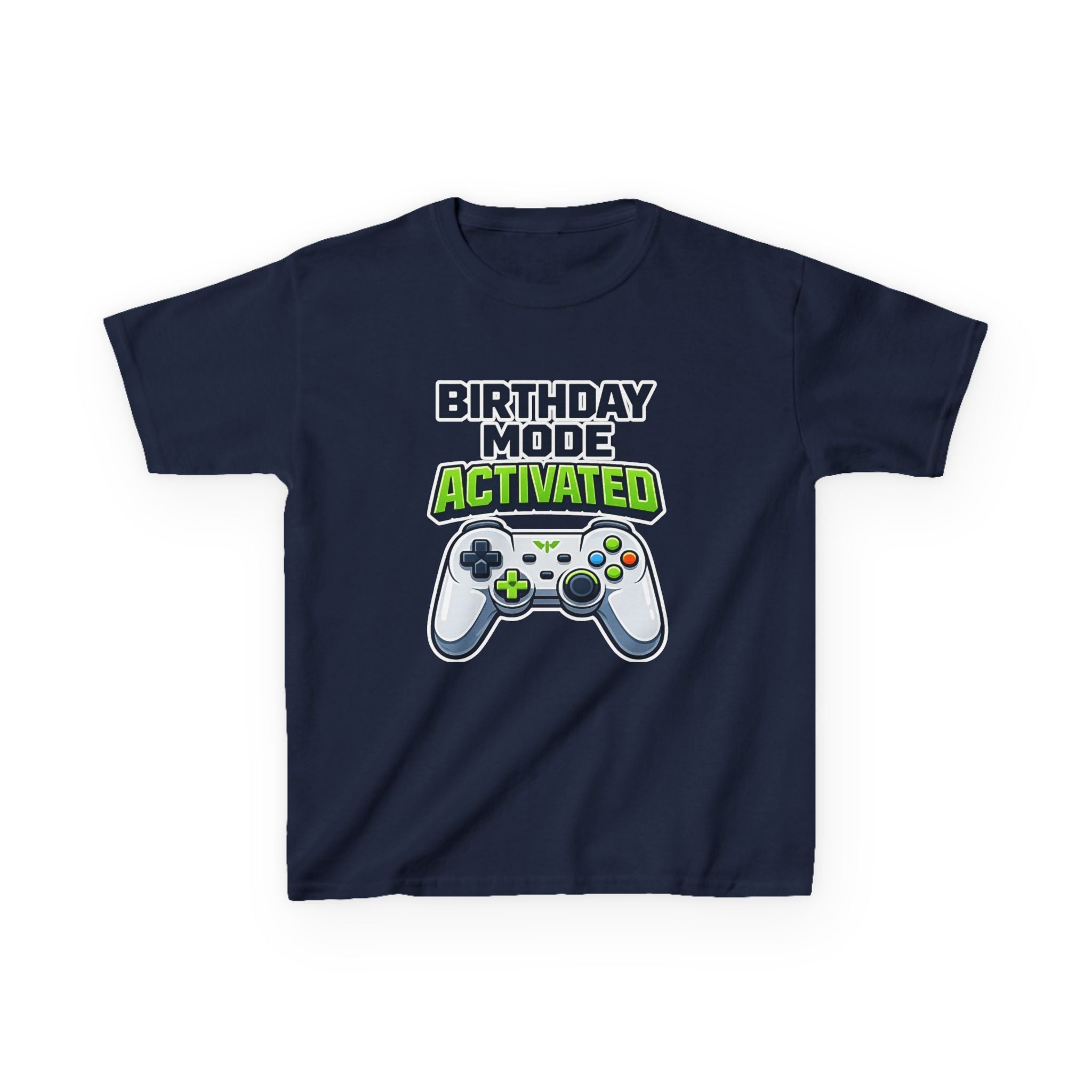 Kids Birthday Gamer T-Shirt – Birthday Mode Graphic Tee