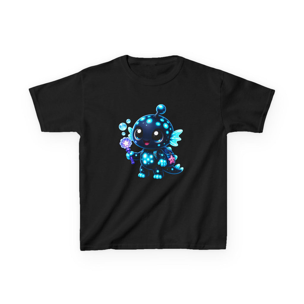 Kids Ocean T-Shirt — 'Bubble Monster' Cute Glowing Sea Creature Graphic Tee