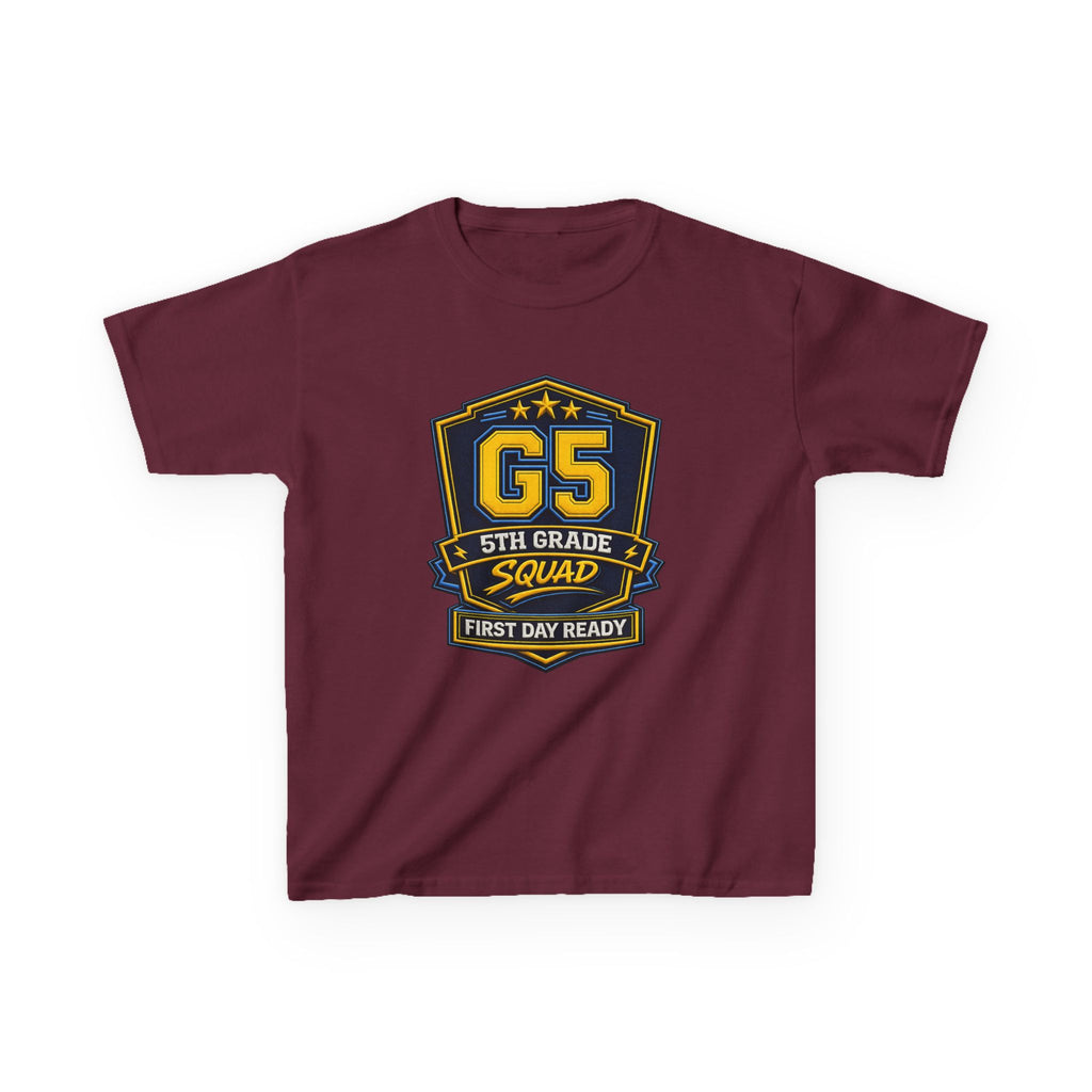 Kids 5th Grade T-Shirt — 'G5 First Day Ready' Back-to-School Graphic Tee