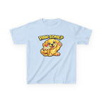 Kids Dog T-Shirt — 'Paw-some!' Golden Puppy Graphic Tee