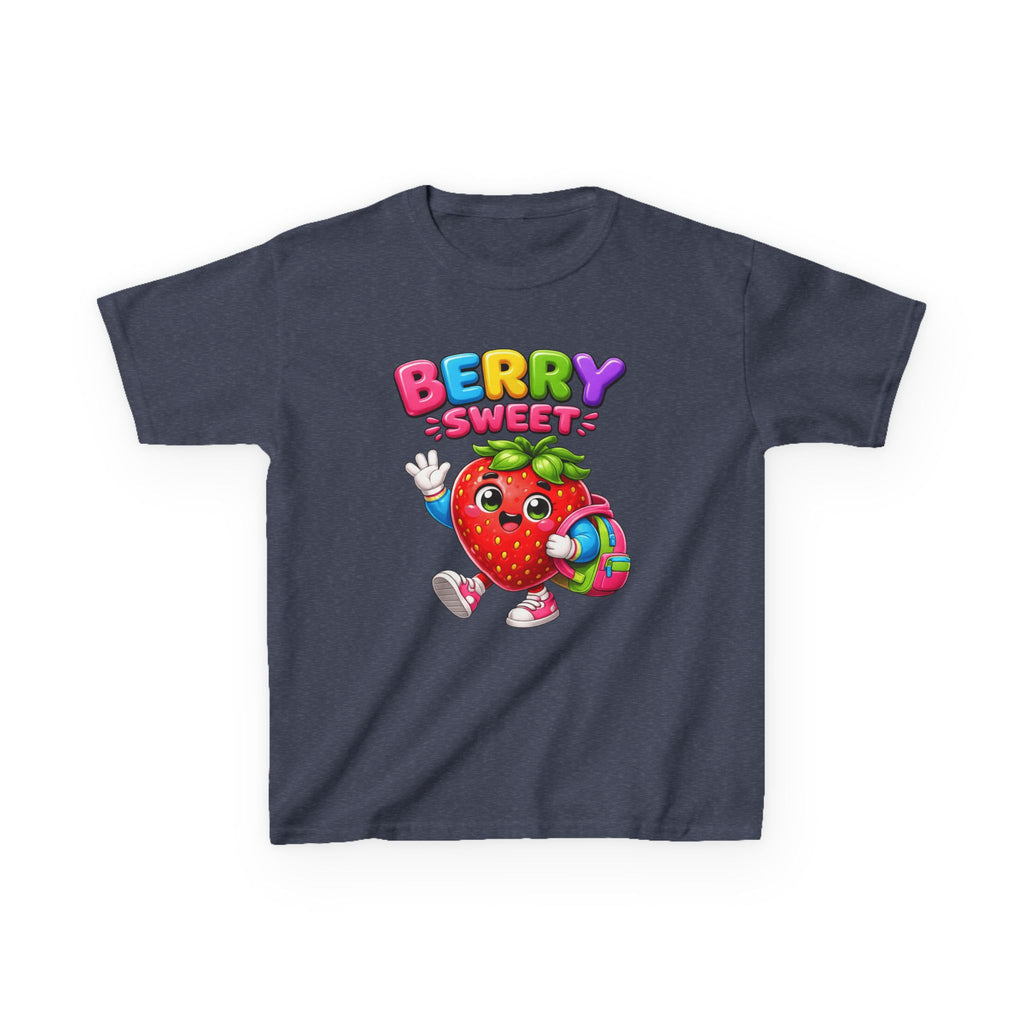 Kids Strawberry T-Shirt — 'Berry Sweet' Cute Strawberry Graphic Tee