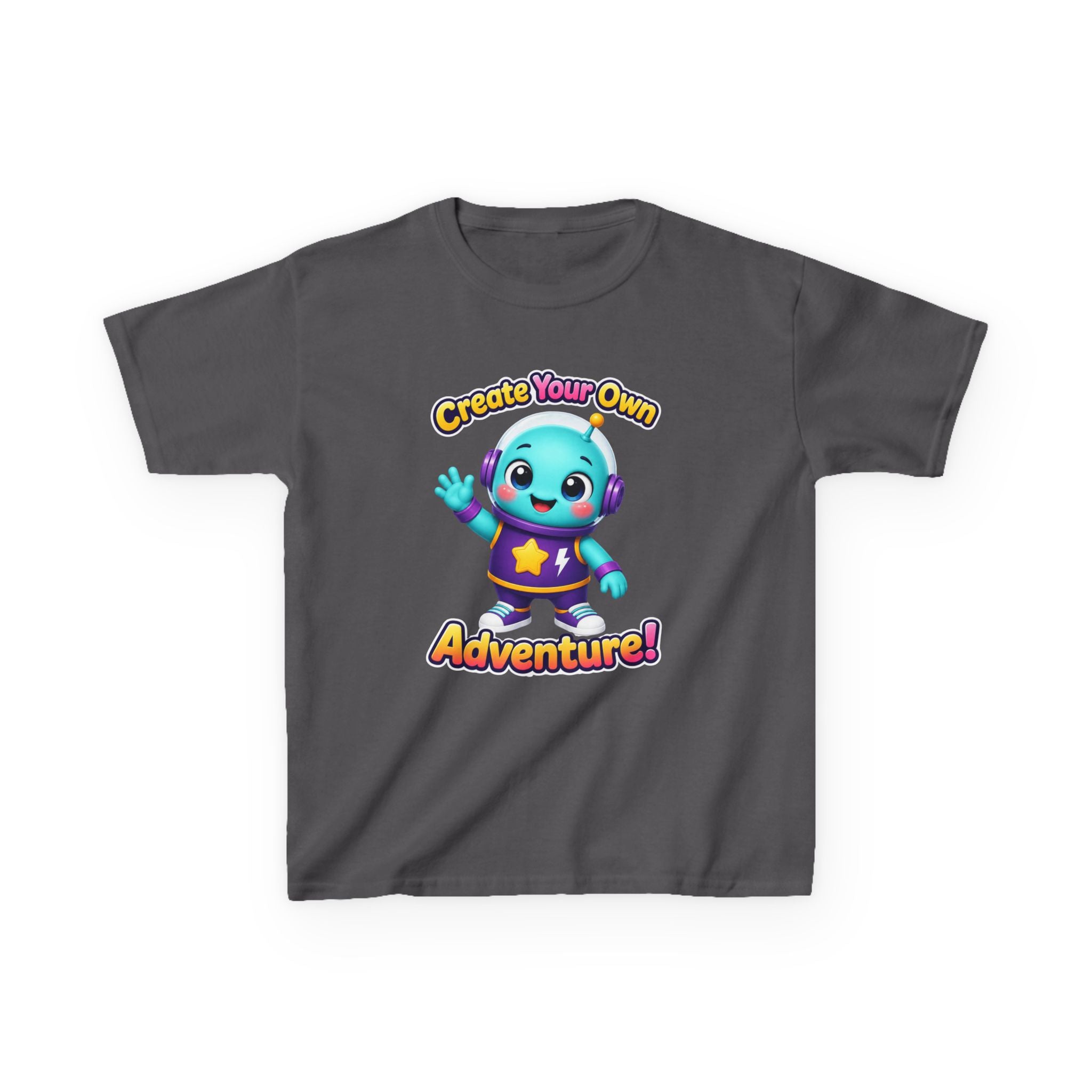 Kids Adventure T-Shirt — 'Create Your Own Adventure' Cute Alien Graphic Tee