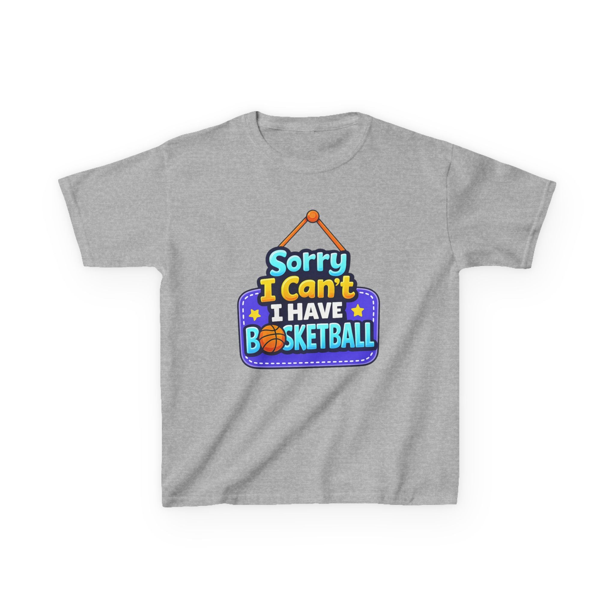 Sorry I Can't I Have Basketball - Kids T Shirt