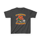 Kids Soccer T-Shirt — 'Bell Pepper Power' Goal Machine Cute Veggie Mascot Graphic Tee