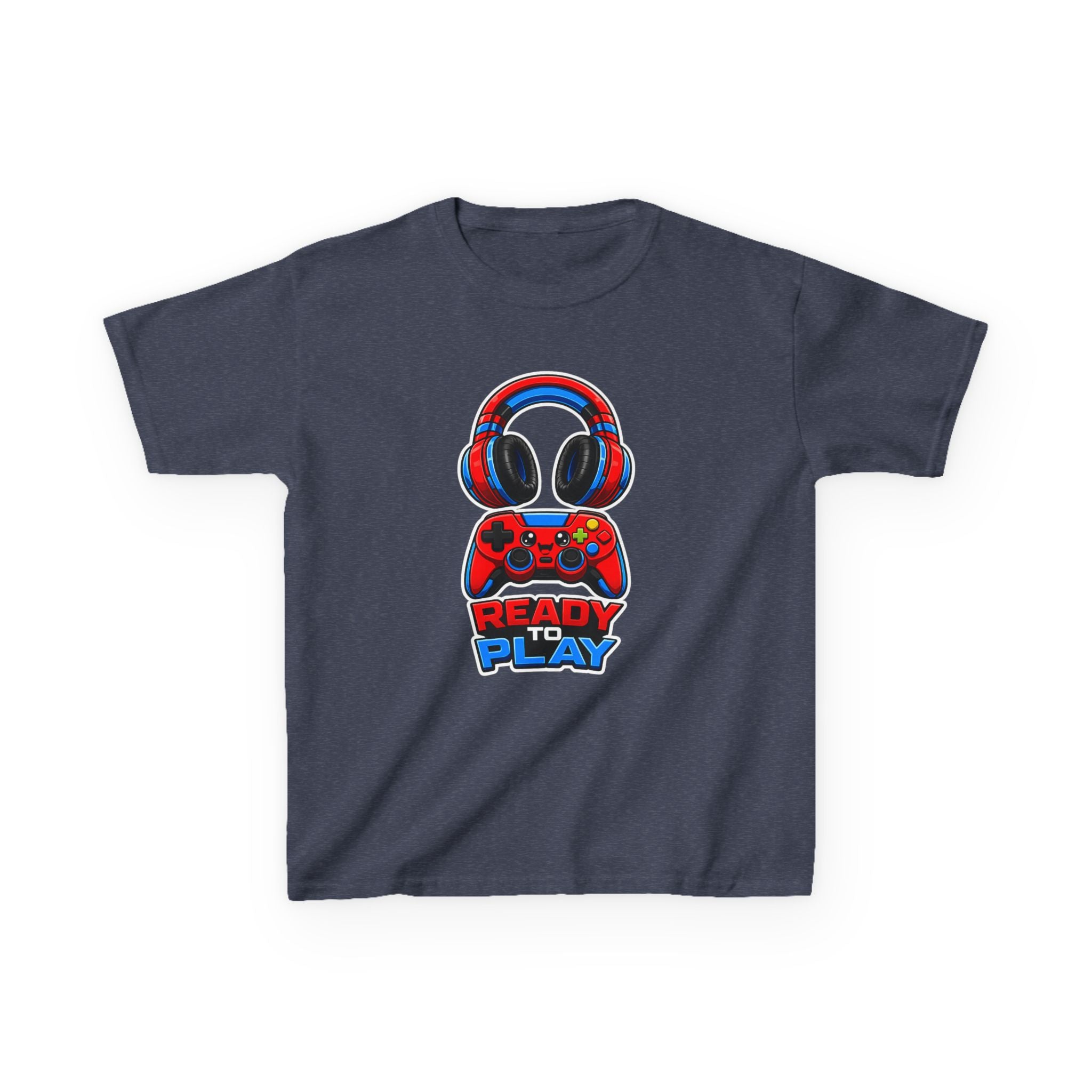 Kids Gaming T-Shirt — 'Ready to Play' Gamer Graphic Tee
