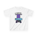 Kids Gaming T-Shirt — 'Level 8 Legend' Gamer Graphic Tee