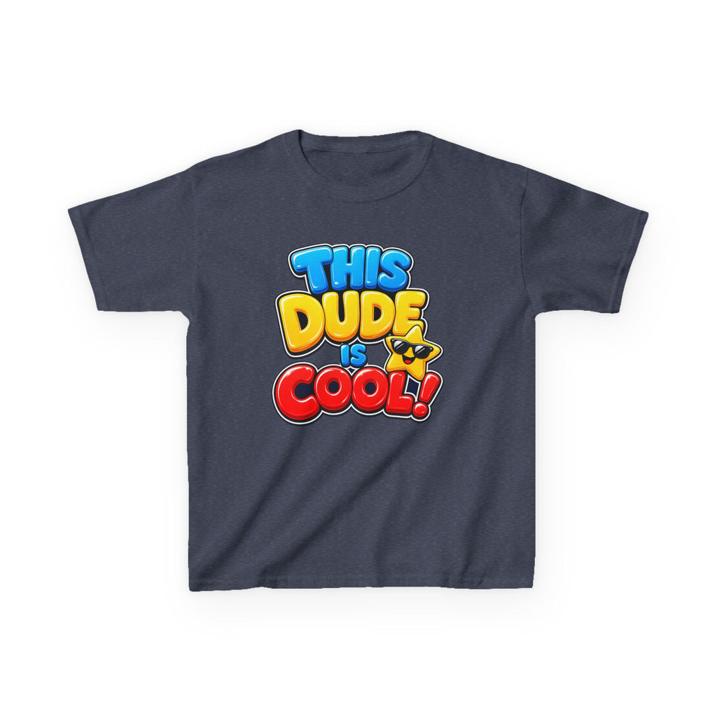 Kids Birthday T-Shirt — 'This Dude Is Cool!' Birthday Boy Graphic Tee