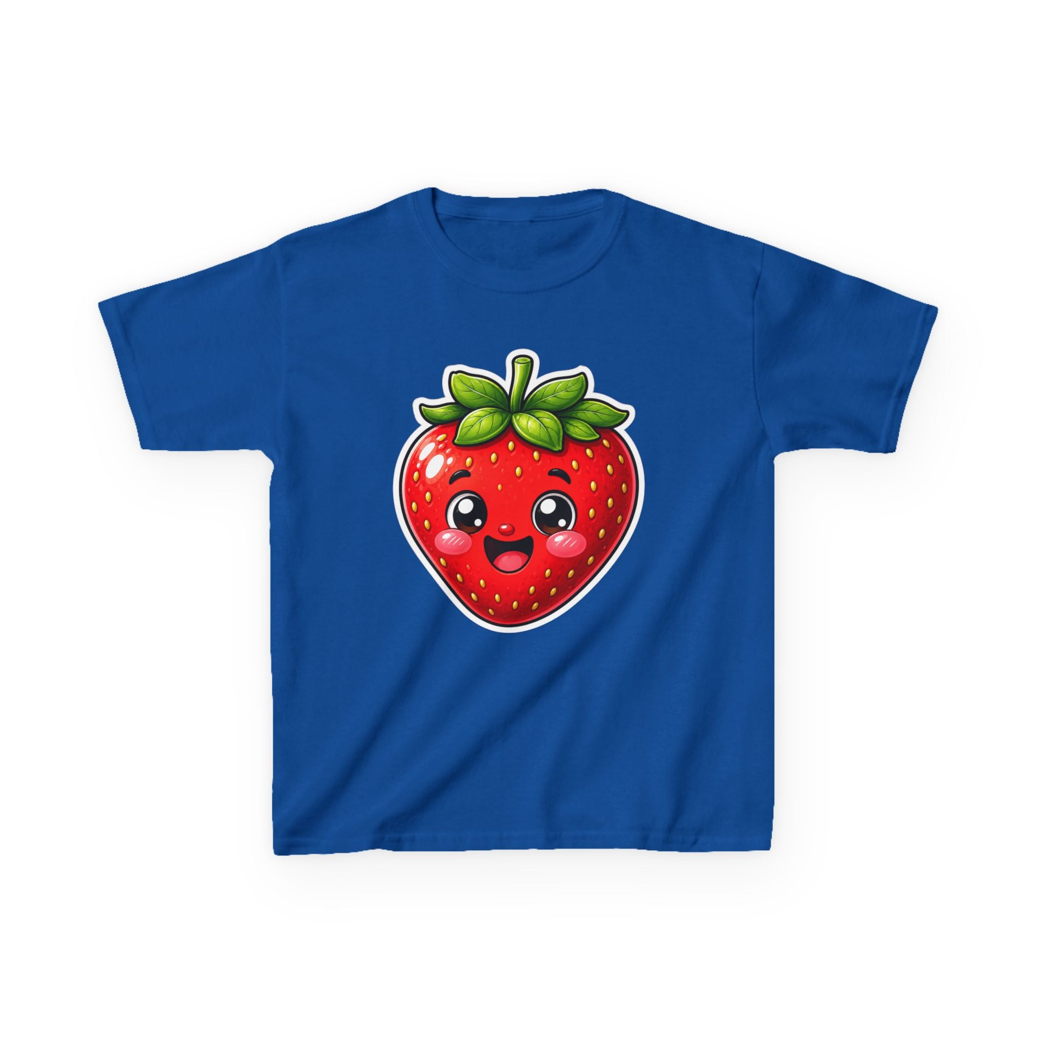 Kids Strawberry T-Shirt — 'So Sweet' Kawaii Fruit Graphic Tee