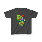 Kids Gamer T-Shirt — 'Level Up!' Gamer Alien Graphic Tee