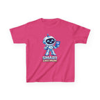 Kids Robot T-Shirt — 'Smart Like Mom' Cute Robot Graphic Tee
