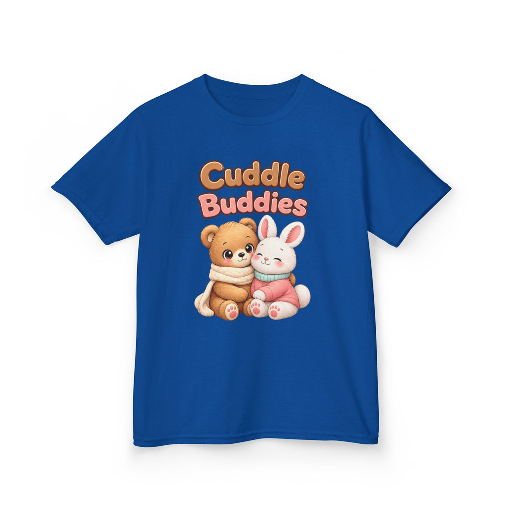 Kids Animal T-Shirt – Cuddle Buddies Bear & Bunny Graphic Tee