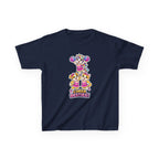 Kids Cheer T-Shirt — 'Cheer Besties' Cute Cheerleader Puppy Graphic Tee