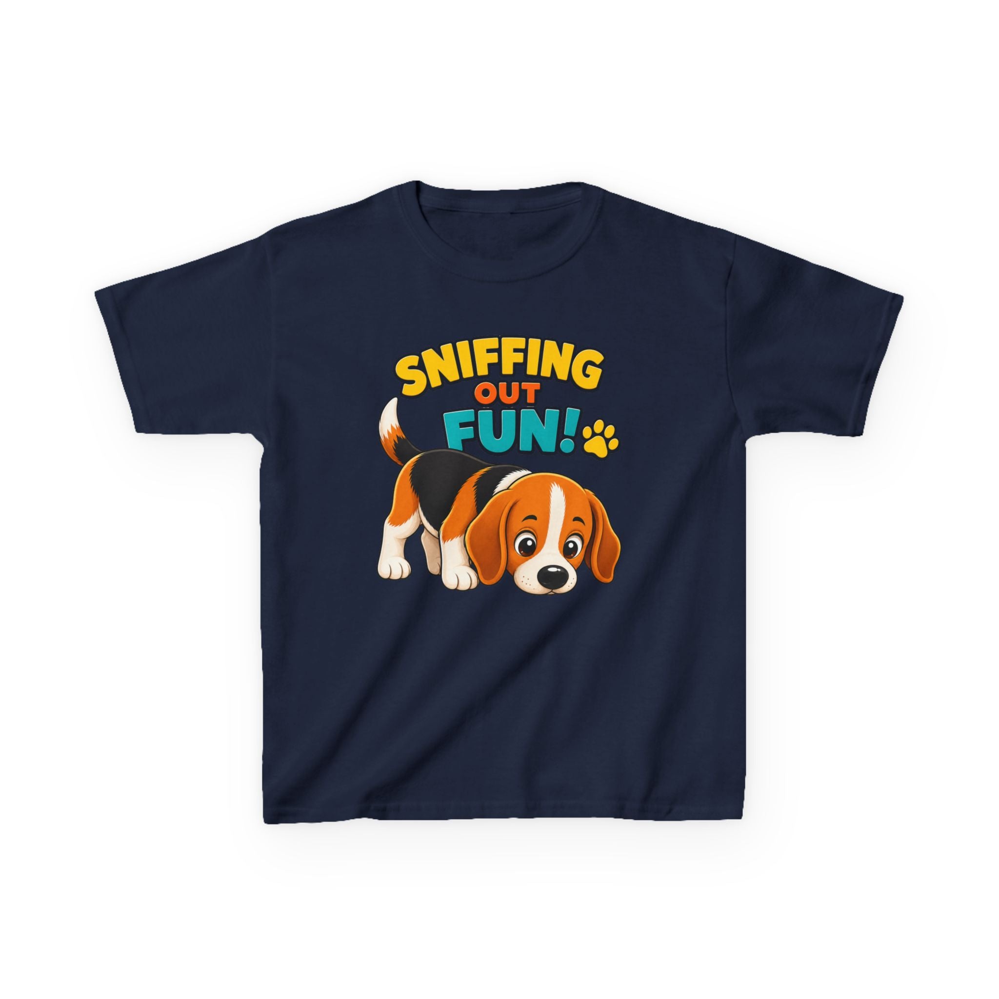 Kids Puppy Dog T-Shirt — 'Sniffing Out Fun!' Cute Puppy Graphic Tee
